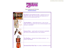 Tablet Screenshot of latest.zahras.com